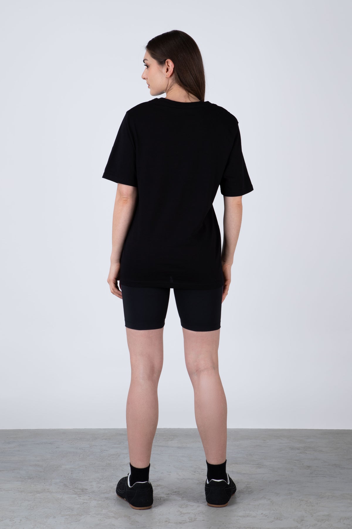 Polera Manga Corta California Negro