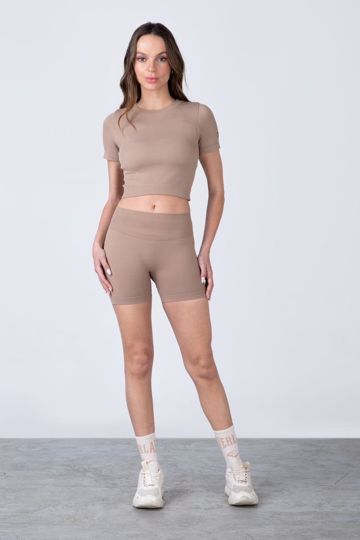 Legging Short Seamless Prime Café