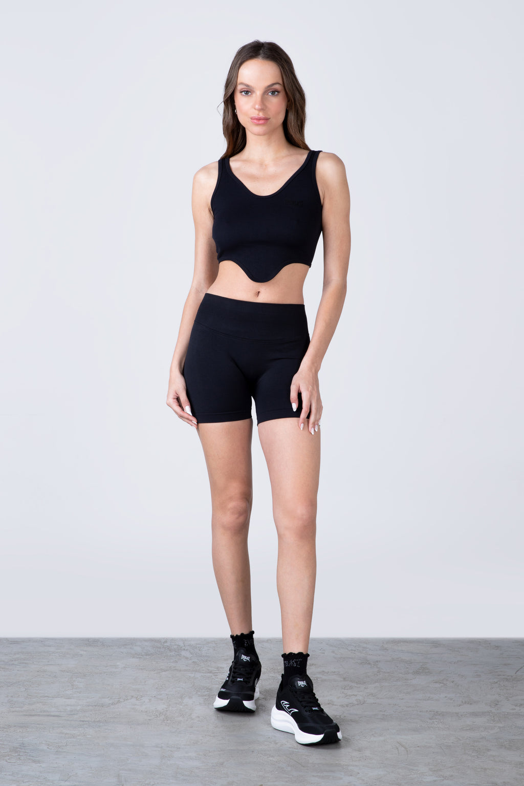 Legging Short Seamless Prime Negro