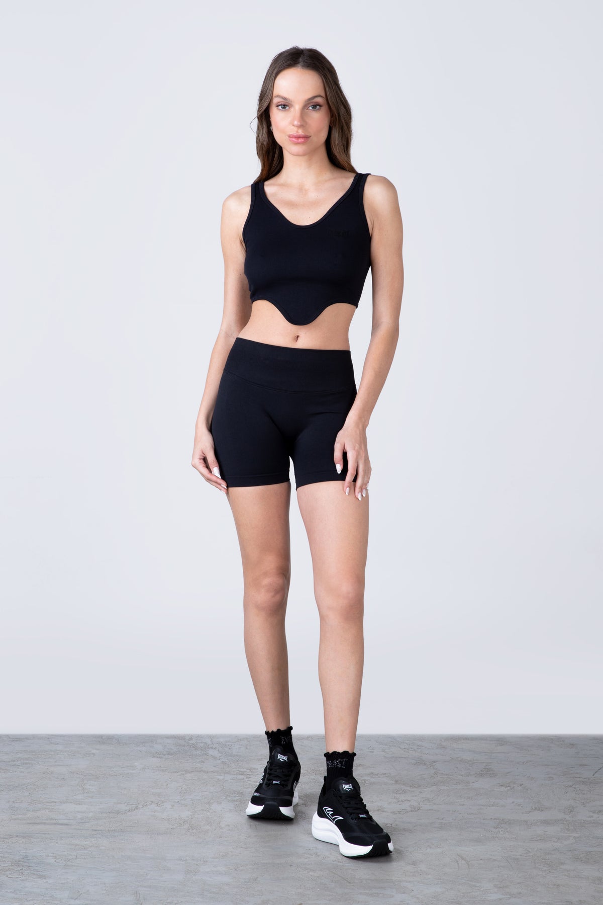 Legging Short Seamless Prime Negro