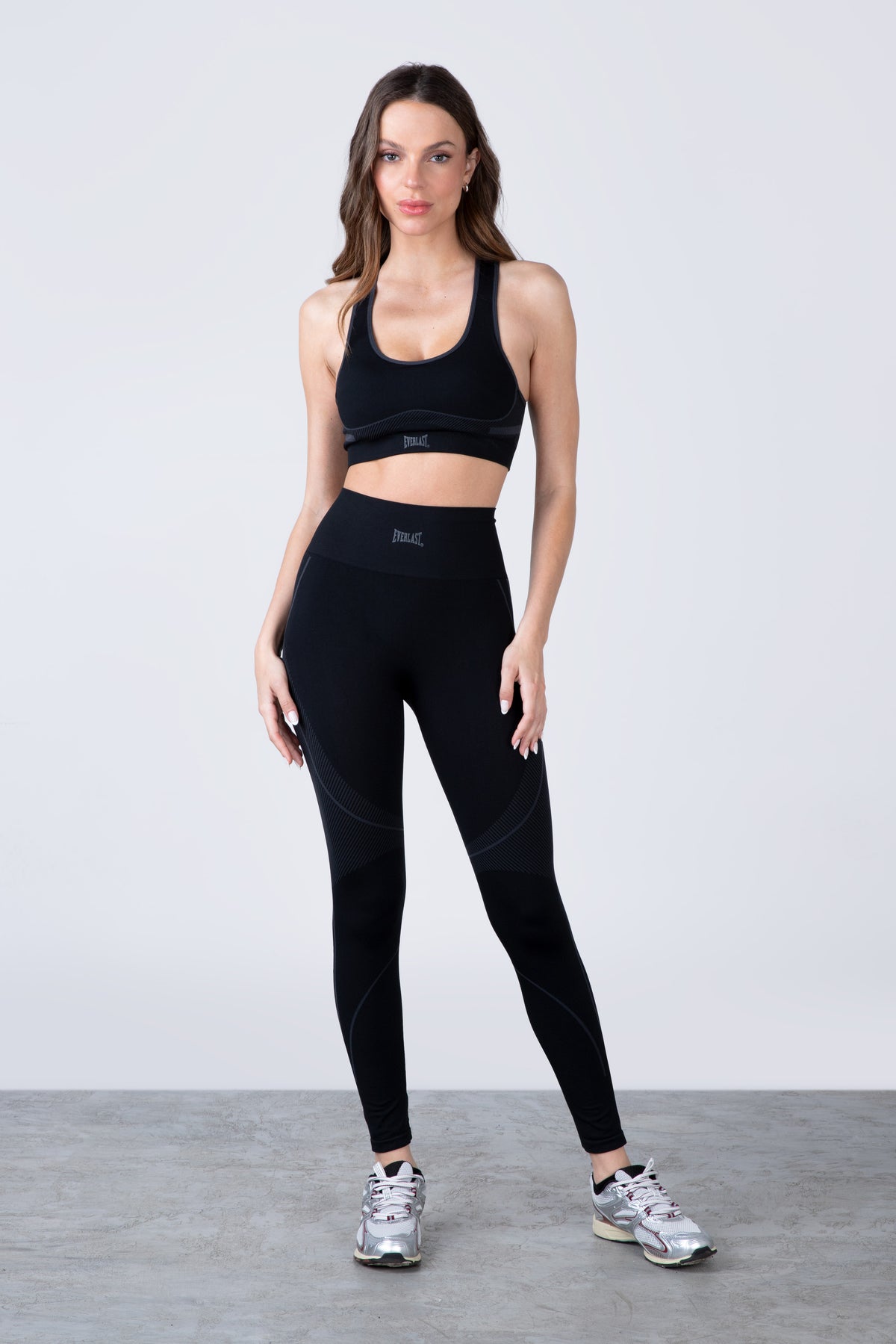 Legging Long Seamless Royals Negro